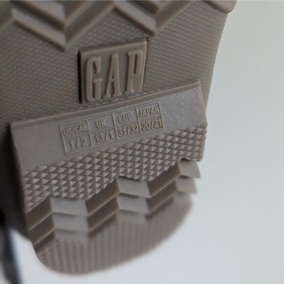 NWT Gap Kids Duck Boots Size 1/2 Youth Winter Snow Boots Lace Up Thinsulate - Picture 7 of 8